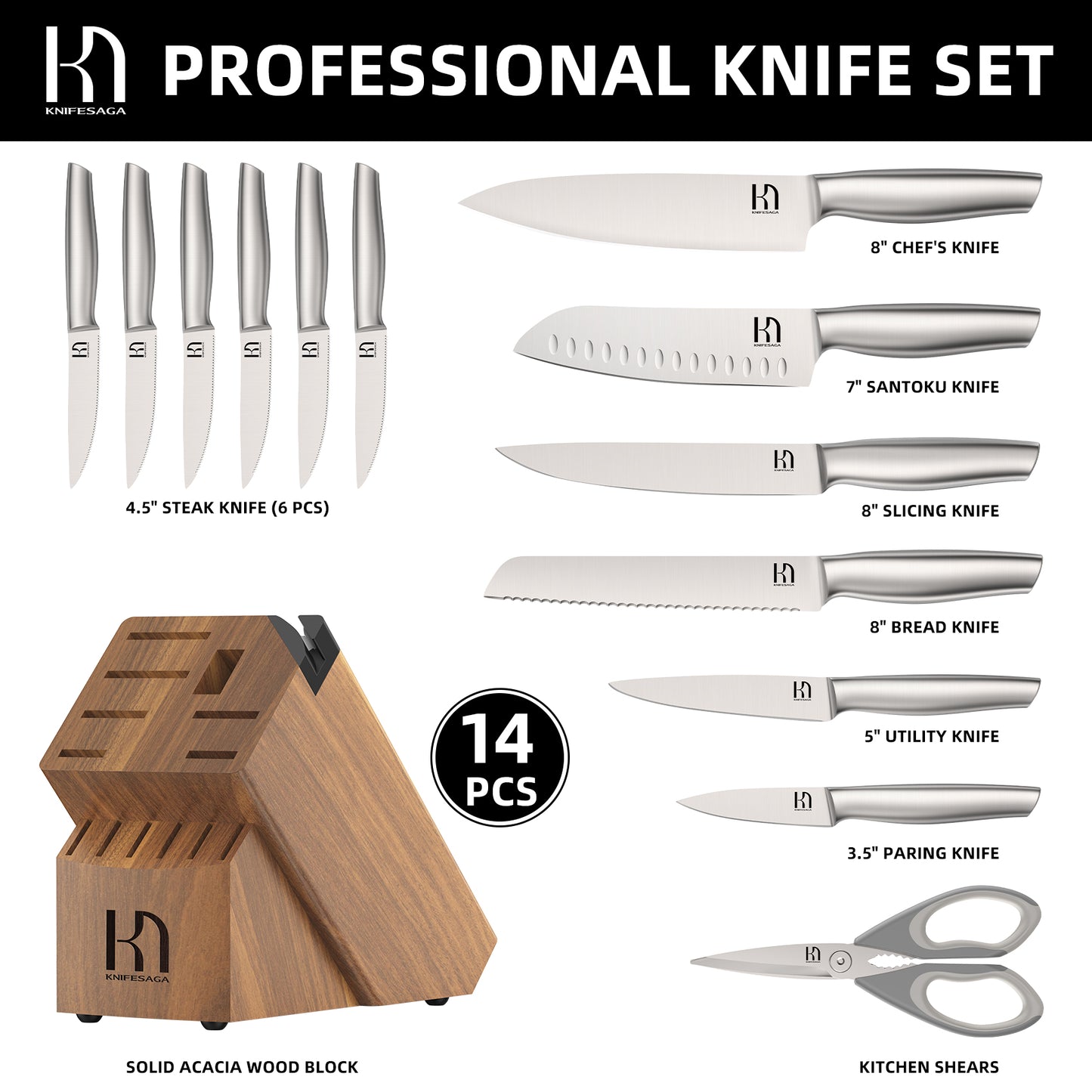 X3 Pro 14-Piece Knife Set