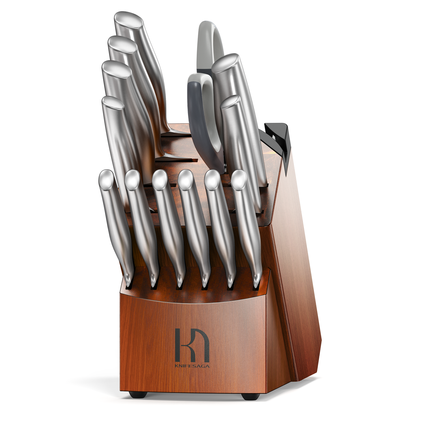 Knifesaga X3 Pro-Knife Set 14Pcs (Cherry Red)