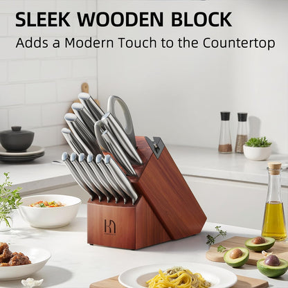 Knifesaga X3 Pro-Knife Set 14Pcs (Cherry Red)