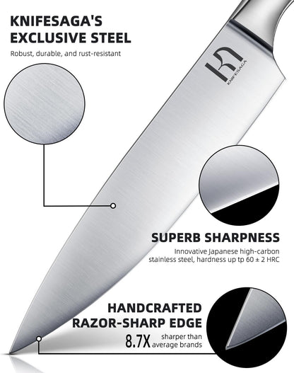 14 Pcs Japanese High Carbon Stainless Steel Knives Set for Kitchen