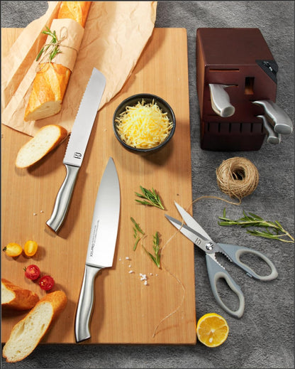 14 Pcs Japanese High Carbon Stainless Steel Knives Set for Kitchen