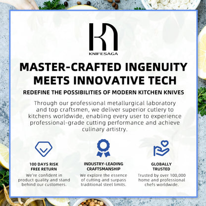 Knifesaga Phantom Iris X5 Knife Block Set